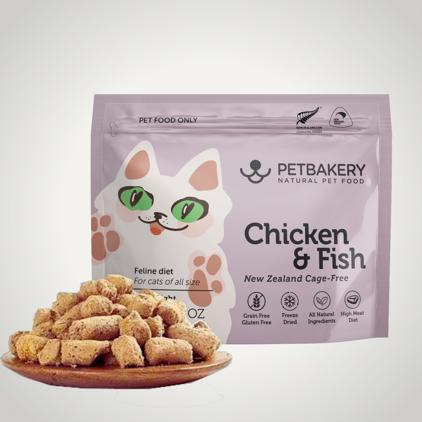 Freeze Dried -Chicken&Fish for Cats