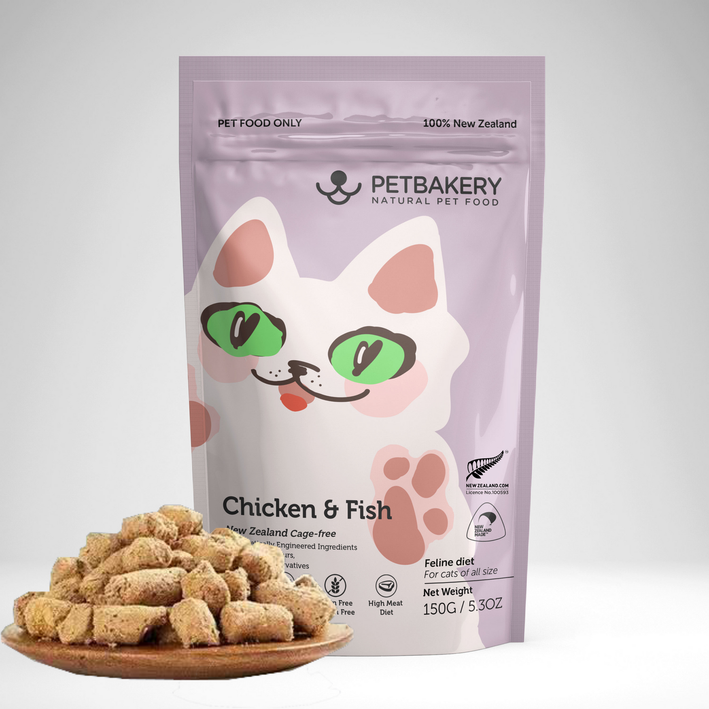 Freeze Dried -Chicken&Fish for Cats