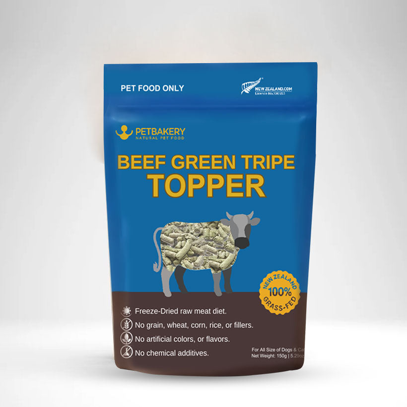 Freeze Dried- Beef Tripe Topper for Dogs/Cats 180g