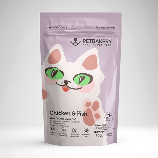 Freeze Dried -Chicken&Fish for Cats